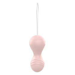 Bolas Vibradoras Control Remoto Recargable 10 modos Rosa
