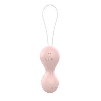 Bolas Vibradoras Control Remoto Recargable 10 modos Rosa 2