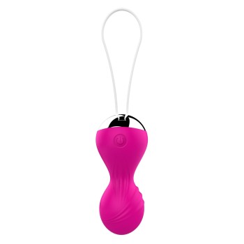 Bolas Vibradoras Control Remoto Recargable 10 modos Fucsia 2