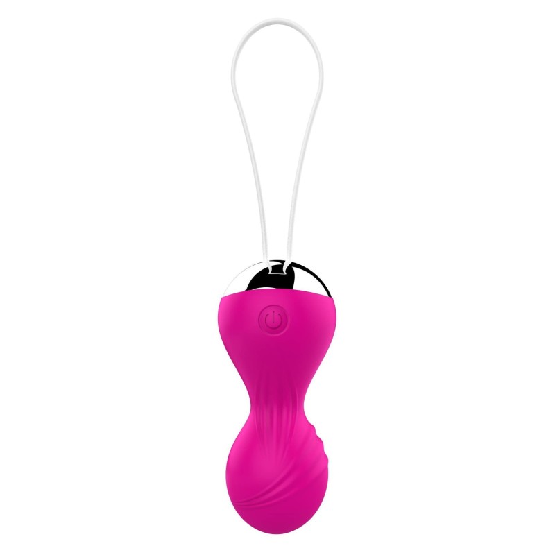 Bolas Vibradoras Control Remoto Recargable 10 modos Fucsia