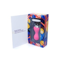 Vibrating Balls Rechargeable Remote Control 10 modes Fuchsia