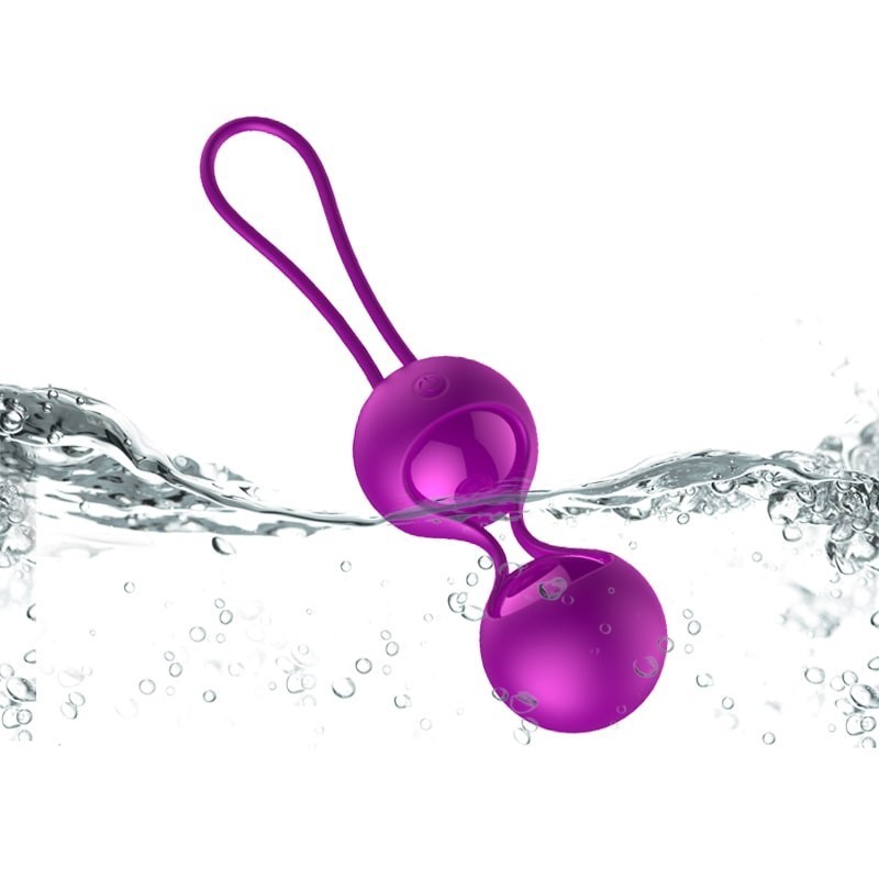 Vibrating Ball Set Rechargeable Remote Control 10 FOXSHOW Modes