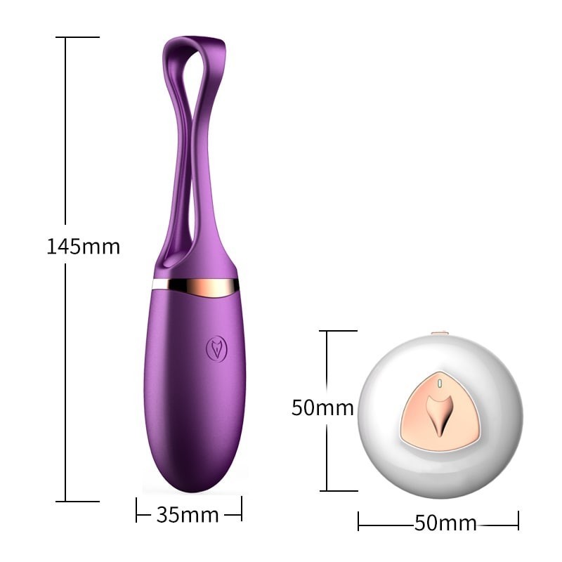 Love Egg M2 LILA Rechargeable Remote Control 10 Modes and VOICE Control FOXSHOW