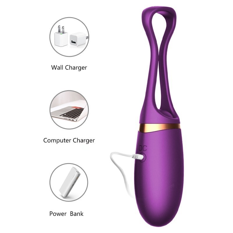 Love Egg M2 LILA Rechargeable Remote Control 10 Modes and VOICE Control FOXSHOW