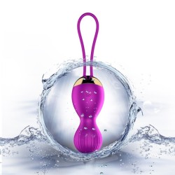 Kelly LILA Vibrating Balls Rechargeable Remote Control 7 modes + KEGEL MODE FOXSHOW