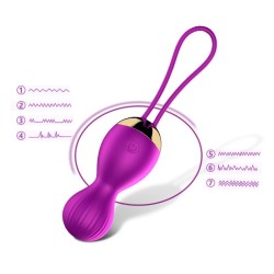 Kelly LILA Vibrating Balls Rechargeable Remote Control 7 modes + KEGEL MODE FOXSHOW