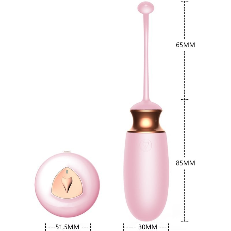 Love Egg M1-1 ROSA Control Remoto Recargable 10 modos + modo calor y Control por Voz FOXSHOW