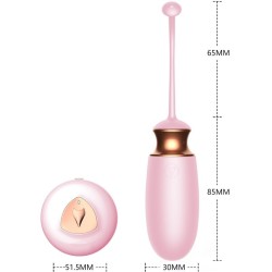 Love Egg M1-1 ROSA Control Remoto Recargable 10 modos + modo calor y Control por Voz FOXSHOW