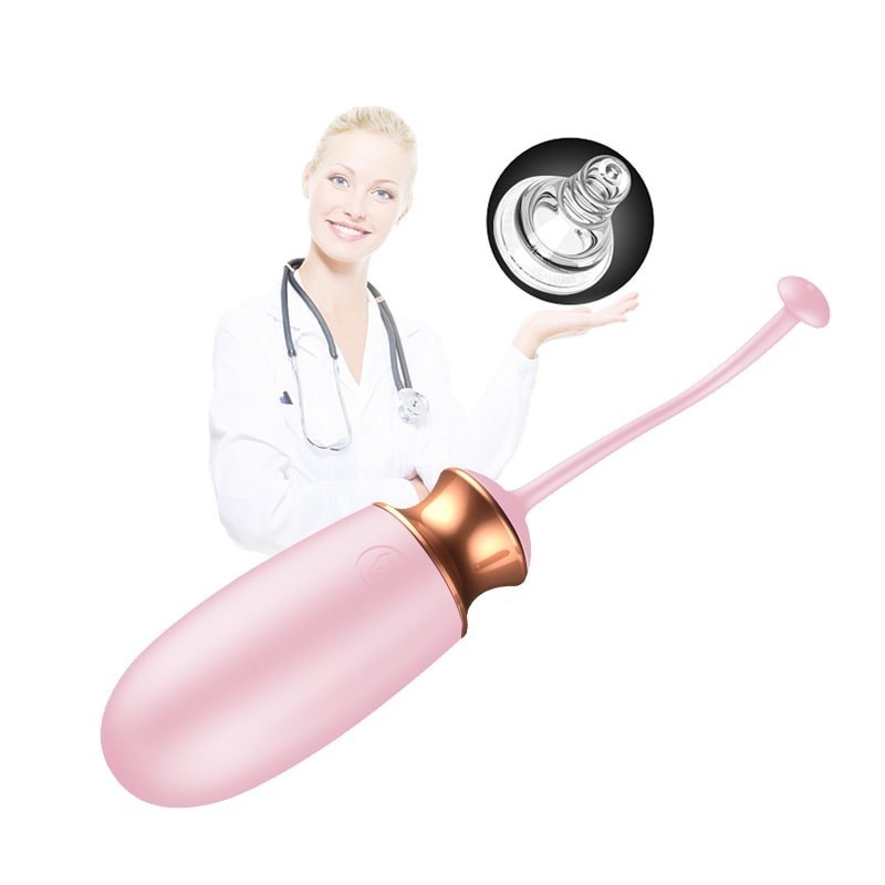 Love Egg M1-1 PINK Rechargeable Remote Control 10 modes + heat mode and FOXSHOW Voice Control