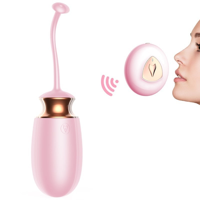 Love Egg M1-1 PINK Rechargeable Remote Control 10 modes + heat mode and FOXSHOW Voice Control