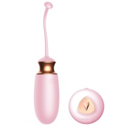 Love Egg M1-1 PINK Rechargeable Remote Control 10 modes + heat mode and FOXSHOW Voice Control