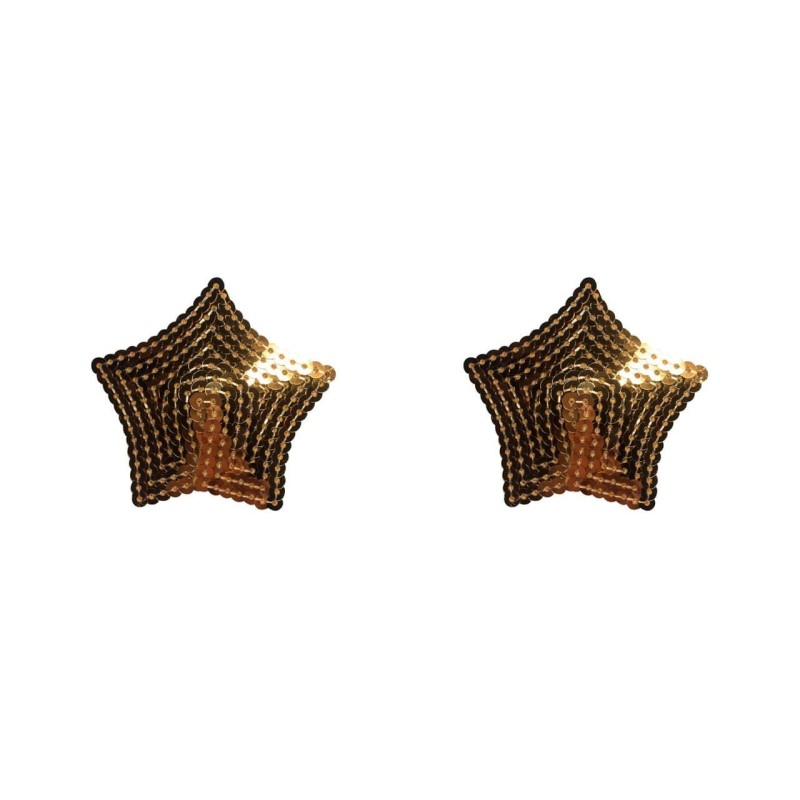 Burlesque TEMPEST Nipples - Golden Star Sequins