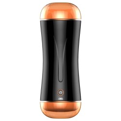 Rechargeable Vagina and Anus, Interactive with Motion Sensor, 10 Vibration Modes Cyberskin Masturbator