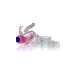 Double Mouth Ring with TPR CLEAR VIBRATION IN BLISTER
