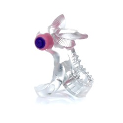 Double Mouth Ring with TPR CLEAR VIBRATION IN BLISTER