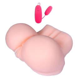 Vagina y Culo XXL con vibración Mega Masturbador 5000g