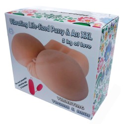 Vagina and Ass XXL with Vibration Mega Masturbator 5000g