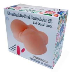 Vagina and Ass XL with Vibration Mega Masturbator 3800g