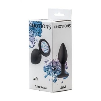 Joya Anal Silicona Emotions- Negro - Clear Talla S 2