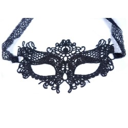 Máscara Negra con bordados - LOVE MASK