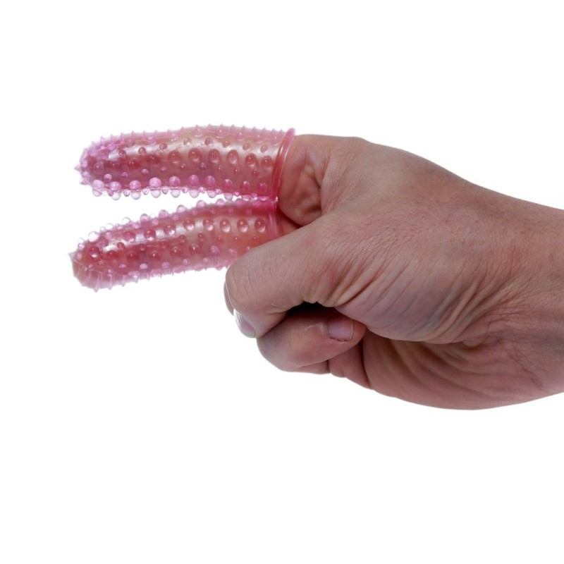 Toe cover with 2 textures - Pink 7,5cm