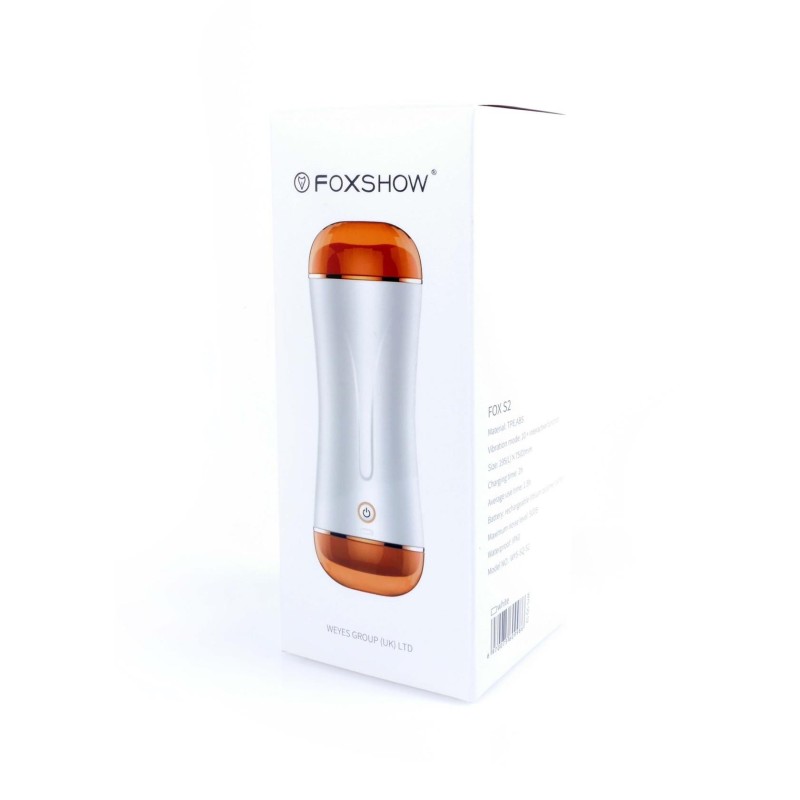 Rechargeable Vagina and Mouth, Interactive with Motion Sensor, 10 Vibration Modes Cyberskin Masturbator
