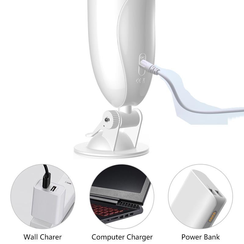 Vagina Abby Rechargeable Interactive - rechargeable with 7 vibration modes