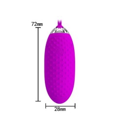 Mini Huevo Vibrador Wireless Recargable 12 modos Joanna Pretty Love