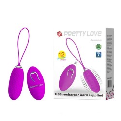 Mini Huevo Vibrador Wireless Recargable 12 modos Joanna Pretty Love