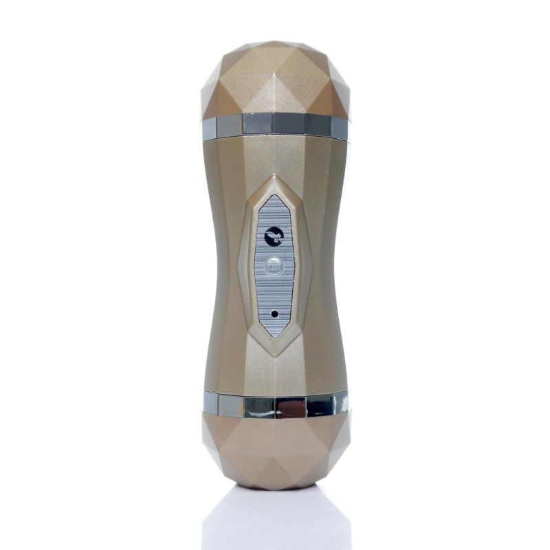 Vagina and Mouth Rechargeable, with 35 Vibration Modes Masturbator Ciberskin