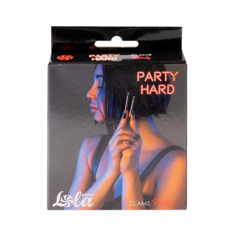 Pinzas Pezones SIN cadena Party Hard