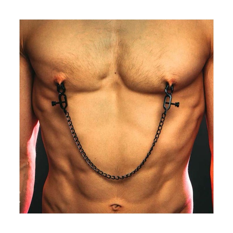 Advanced Nipple Tweezers with Desire Chain - Party Hard