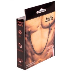 Advanced Nipple Tweezers with Desire Chain - Party Hard