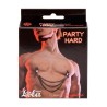 Pinzas Pezones con cadena triple Uncensored - Party Hard