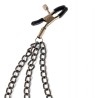Pinzas Pezones con cadena triple Uncensored - Party Hard