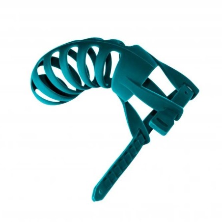 Chastity Belt with Lock - Silicone Penis Cage- Romello - Green - Party Hard
