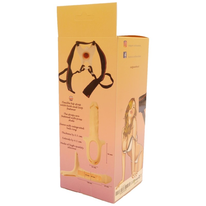 Hollow Harness SuperHero Silicone 16.5 x 4 cm