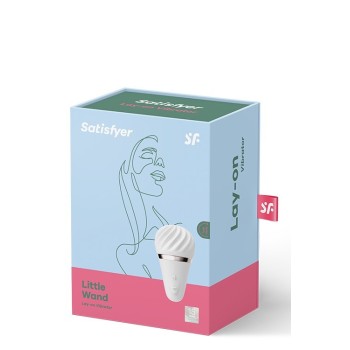 Satisfyer Little Wand Blanco Mini Vibrador Recargable 15 modos 2