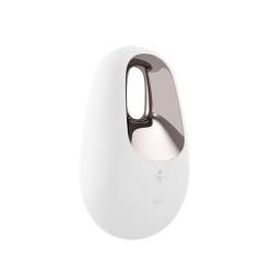 Satisfyer White Temptation White Mini Vibrator Rechargeable 15 modes