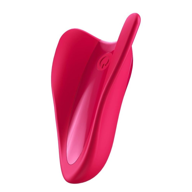 Satisfyer High Fly Red Mini Rechargeable Finger Vibrator 12 Modes