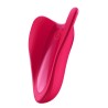 Satisfyer High Fly Rojo Mini Vibrador Dedo Recargable 12 modos