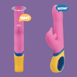 Copy Dolphin Vibrator Rotator with 3 motors 13+12 modes