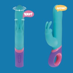 Meta Rabbit Vibrator Rotator with 3 motors 13+12 modes