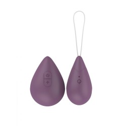 MINI Recarregável Egg Take it Easy Comando Remoto Roxo 10 modos