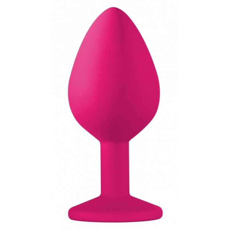 Anal Jewel Silicone Emotions- Pink - Black - Size M