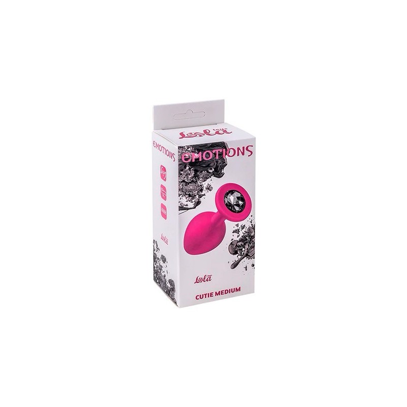 AnalSchmuck Silikon Emotionen - Rosa - Schwarz - Größe M