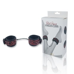 MANETTE ALLA CAVIGLIA CON CATENA FETISH BTB ROSSA