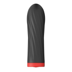 Vibrating Bullet Magnetic Rechargeable Silicone 10 modes Black 8.5x2.5cm
