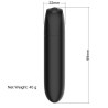 Powerful Bullet Bala Vibrateur Rechargeable 20 modes Noir Mat