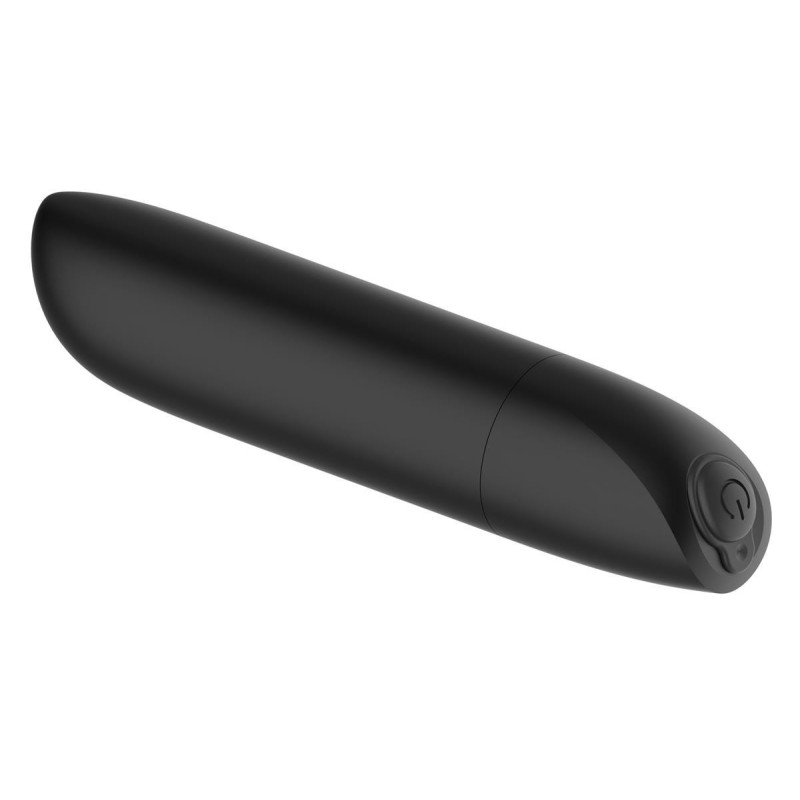 Powerful Bullet Vibrating Bullet Rechargeable 20 Modes Matte Black